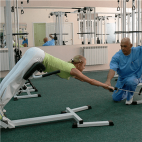 Osteokondrosia tratatzeko gimnasia bereziaren errendimendua
